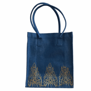 Cotton Denim Tote Bag Printed